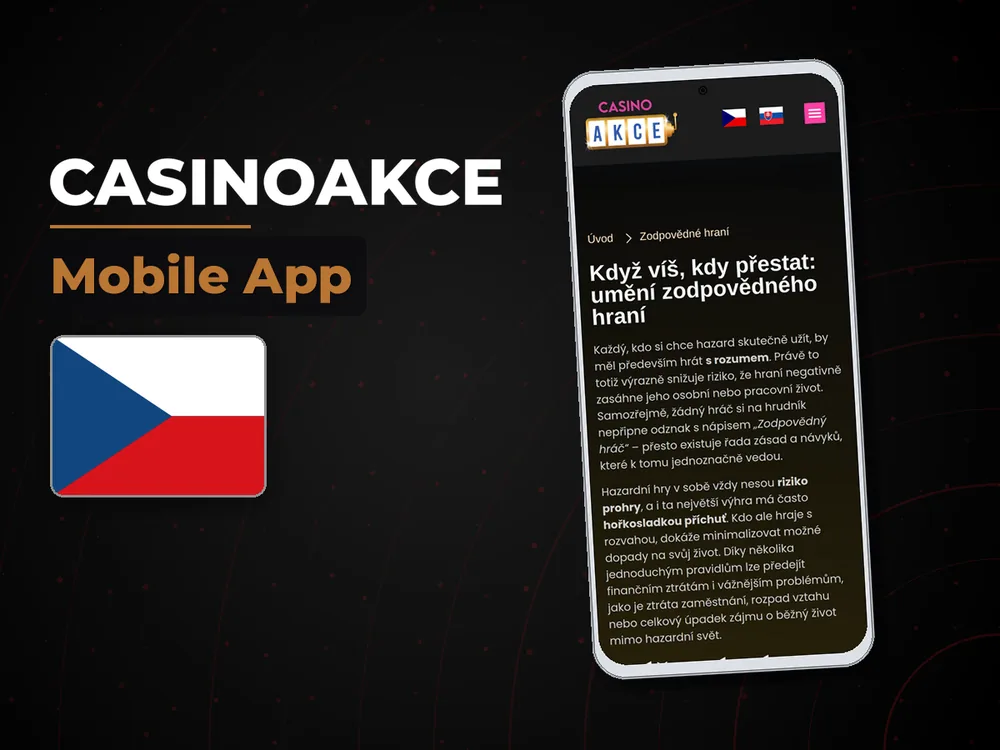 Casinoakce - Mobile App